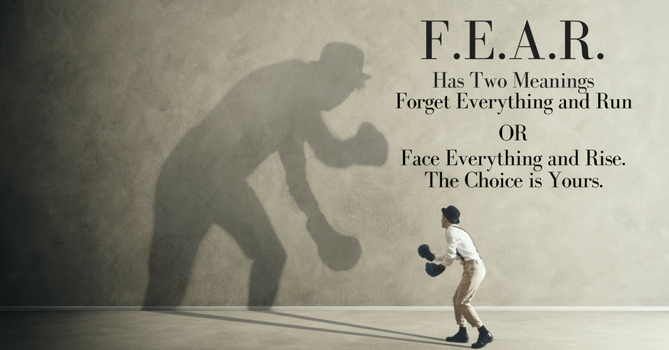 Fear Has Two Meanings Quincy MA Healthy Lifestyle