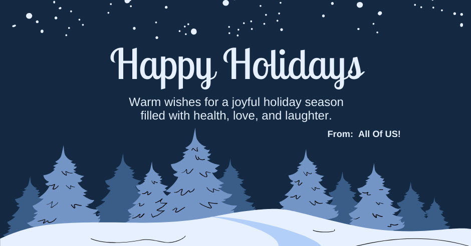 Happy Holidays Quincy